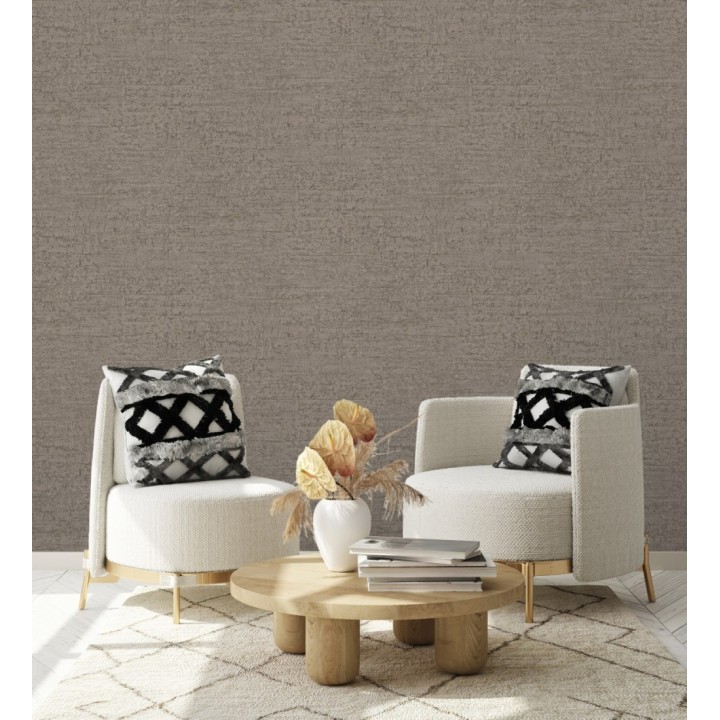 Papel pintado con textura de piedra natural en tonos marrones - Onyx Mineral 683606