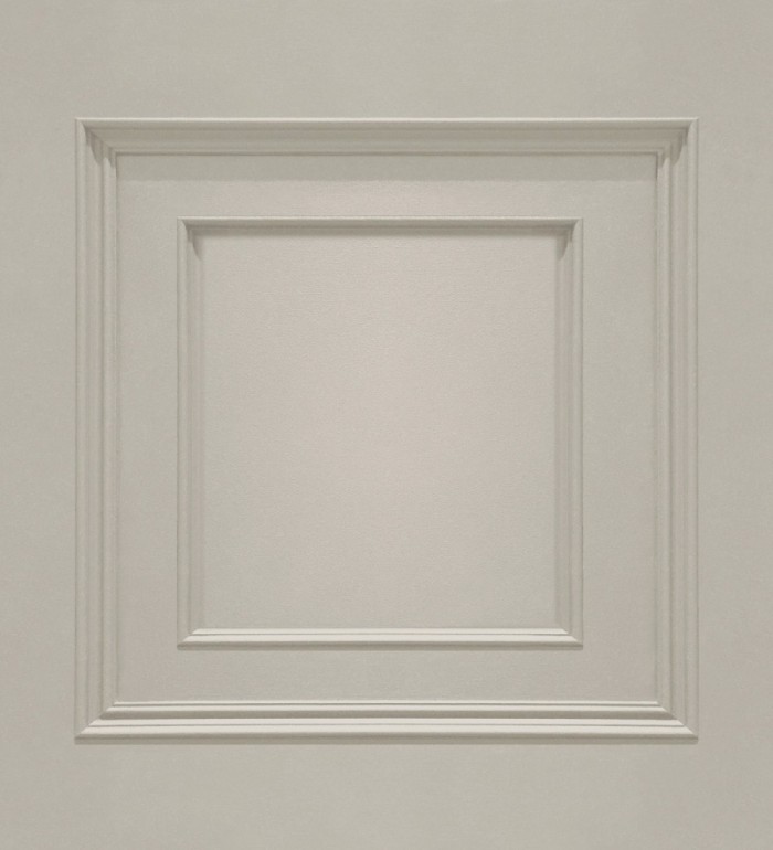 Papel pintado imitación de panales decorativos en color beige tostado - Hampton Frame 683611