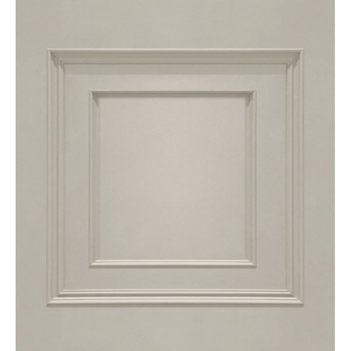 Papel pintado imitación de panales decorativos en color beige tostado - Hampton Frame 683611