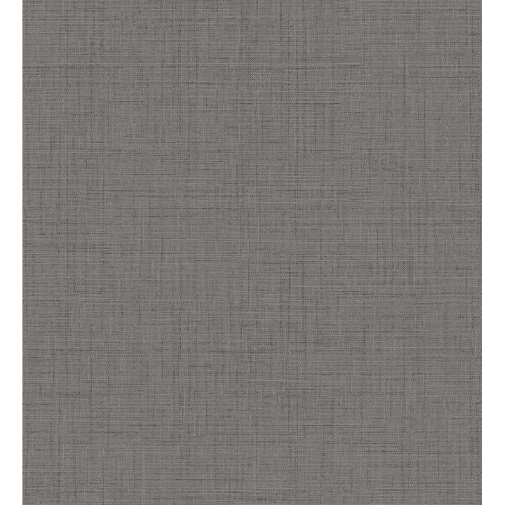Papel pintado efecto lino fondo gris carbón - Neville Texture 683629
