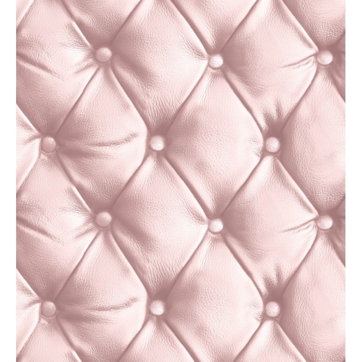Papel pintado capitoné rosa - Chester Skin 126305