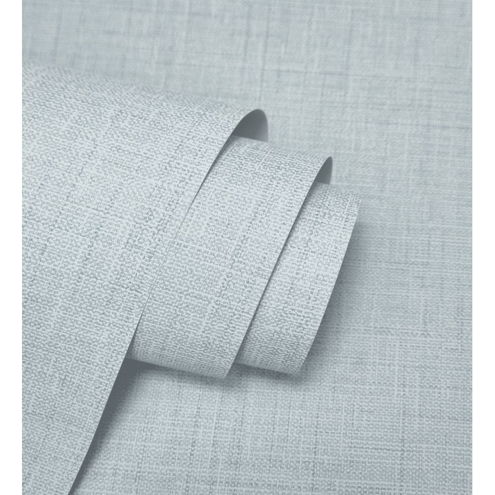 Papel pintado efecto lino fondo azul claro textura en relieve blando - Neville Texture 683633