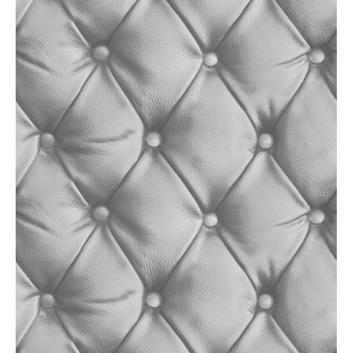 Papel pintado capitoné gris - Chester Skin 126306