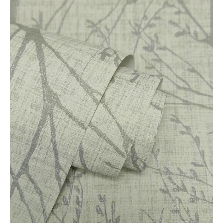 Papel pintado de ramas estilo nordico tonos verdes - Oregon Arboreal 683639