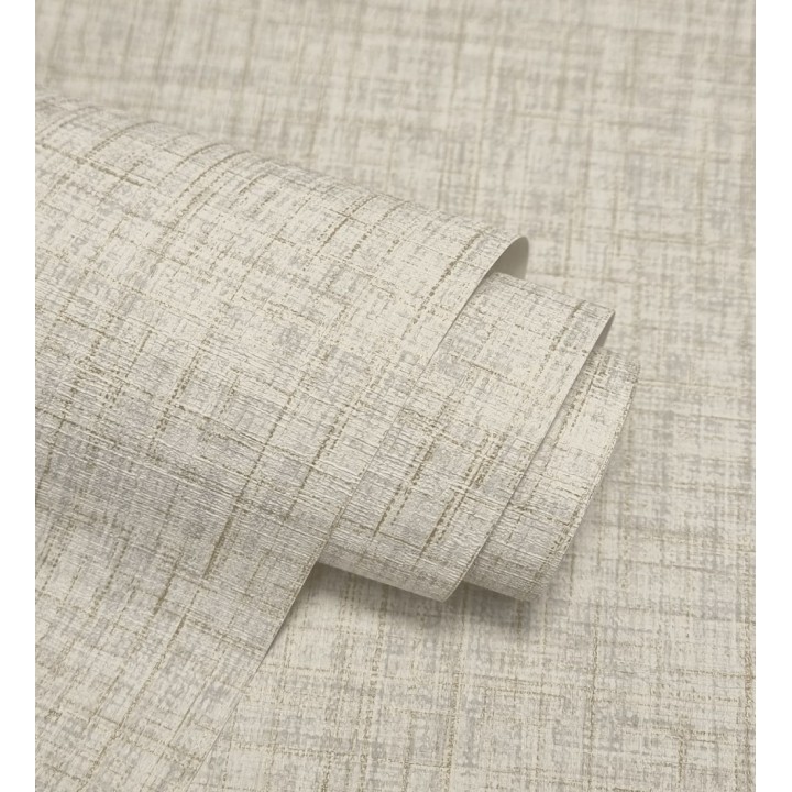 Papel pintado liso imitación tela tonos beige - Oregon Plain 683642