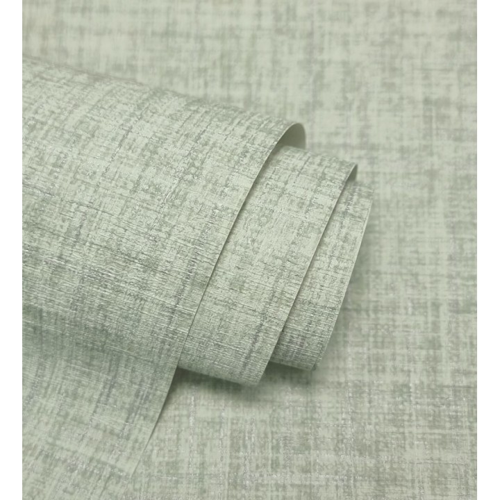 Papel pintado liso imitación tela tonos verdes - Oregon Plain 683643