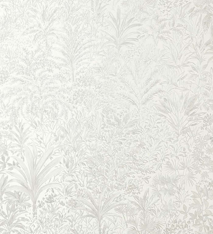 Papel pintado de selva tropical con hojas bordadas en relieve - Bali Paradise 683646