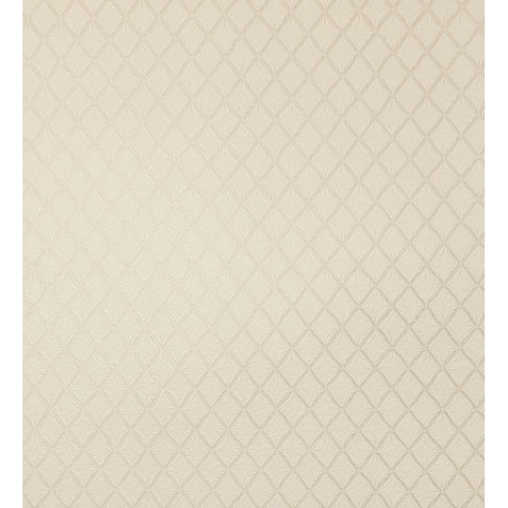 Papel pintado de rombos de capitone bordados en relieve tonos beige - Kensington Quilted 683648
