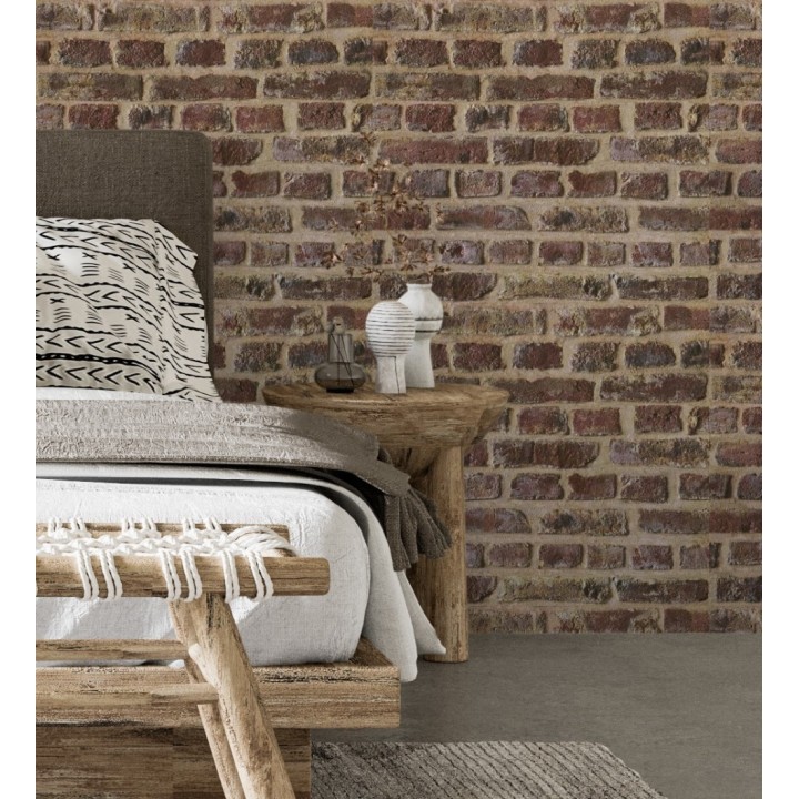 Papel pintado muro de ladrillo estilo inglés - Dawson Street 126321