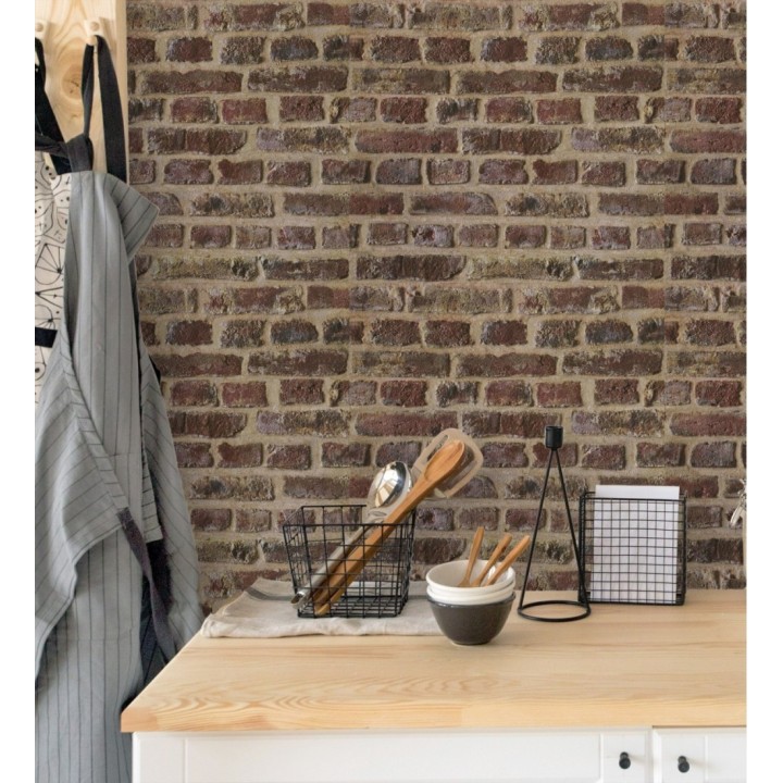 Papel pintado muro de ladrillo estilo inglés - Dawson Street 126321