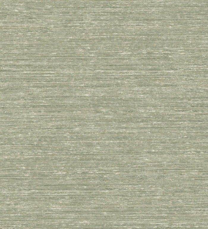 Papel pintado textura mixta lino y seda tonos verde salvia - Basilea Linen 683691