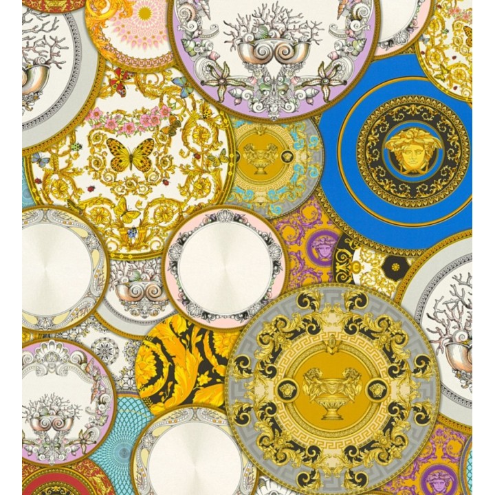 Papel pintado platos decorativos de Versace - Casa Donna 126324