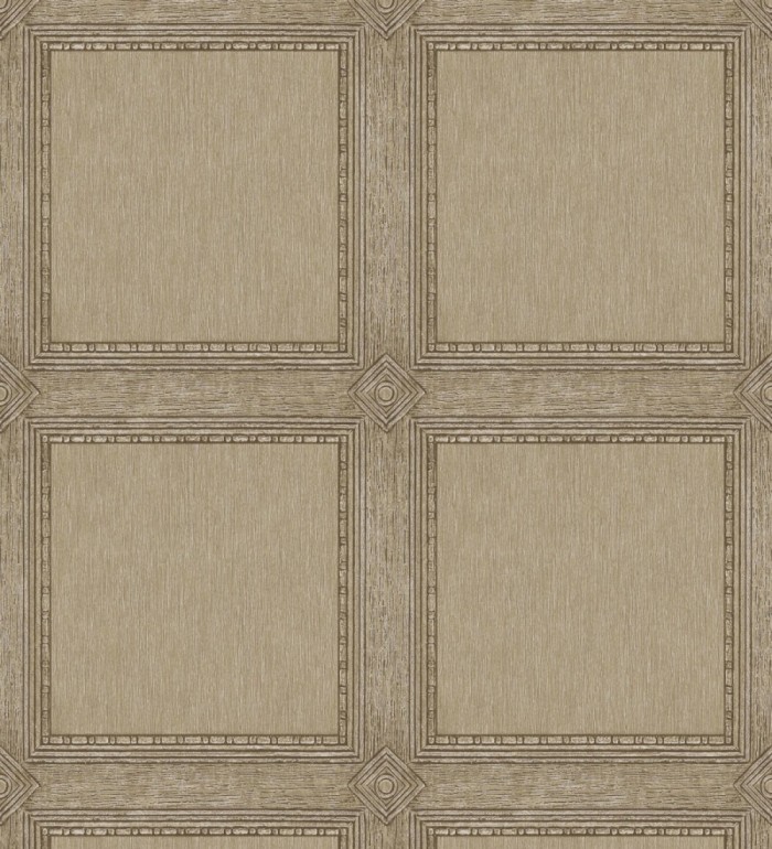 Papel pintado de cuadros de madera con textura tallada estilo inglés - Kensington Panelled 683696