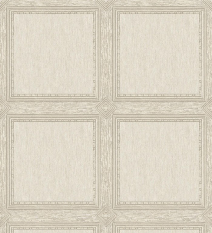 Papel pintado de cuadros de madera con textura tallada estilo inglés - Kensington Panelled 683697