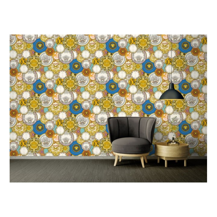 Papel pintado platos decorativos de Versace - Casa Donna 126324