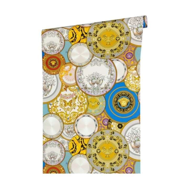 Papel pintado platos decorativos de Versace - Casa Donna 126324