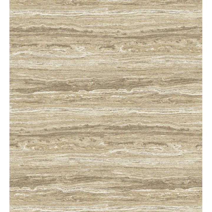 Papel pintado mármol travertino con vetas tonos ocre - Carrara Travertine 683704