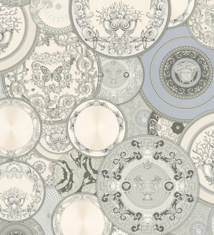 Papel pintado platos decorativos de Versace - Casa Donna 126325