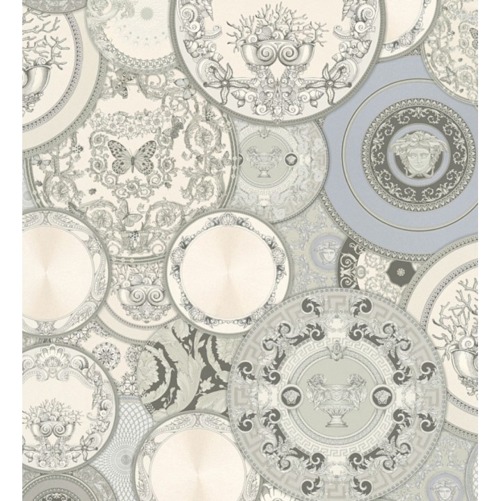 Papel pintado platos decorativos de Versace - Casa Donna 126325