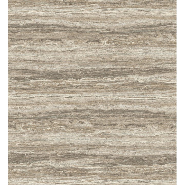 Papel pintado mármol travertino con vetas tonos visón - Carrara Travertine 683705