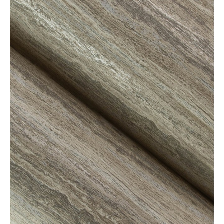 Papel pintado mármol travertino con vetas tonos visón - Carrara Travertine 683705