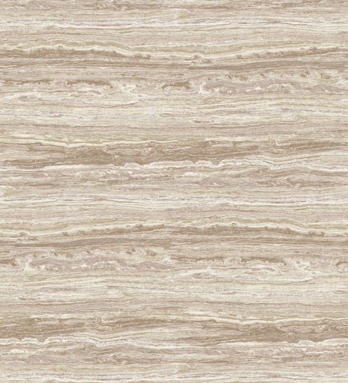 Papel pintado mármol travertino con vetas tonos beige cálido - Carrara Travertine 683707