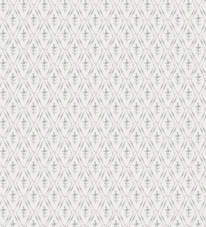 Papel pintado rombos sobre lienzo diseño ikat tonos gris oscuro - Skye Trellis 683711