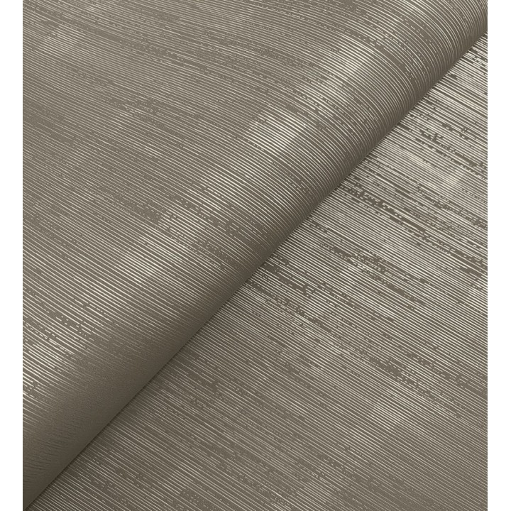 Papel pintado de seda vertical textura lisa color marrón - Bath Subtle 683724