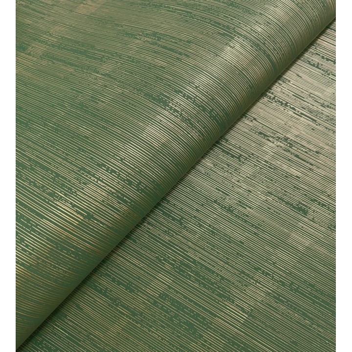 Papel pintado de seda vertical textura lisa color verde - Bath Subtle 683726