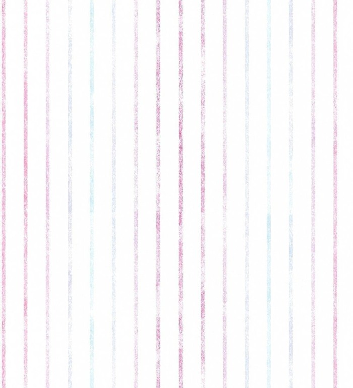 Papel pintado rayas finas de acuarela tonos rosas - Little Stripes 126332