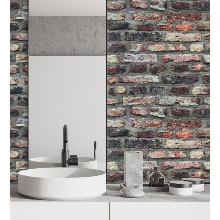 Papel pintado muro de ladrillo estilo industrial - Cleveland Street 126335