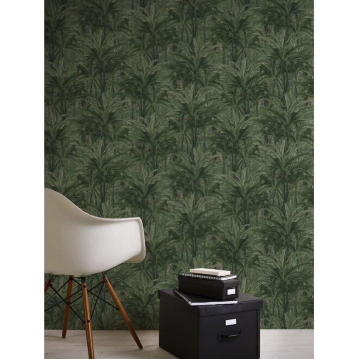 Papel pintado hojas de palmeras de la selva tropical - Beirut Tropic 126338