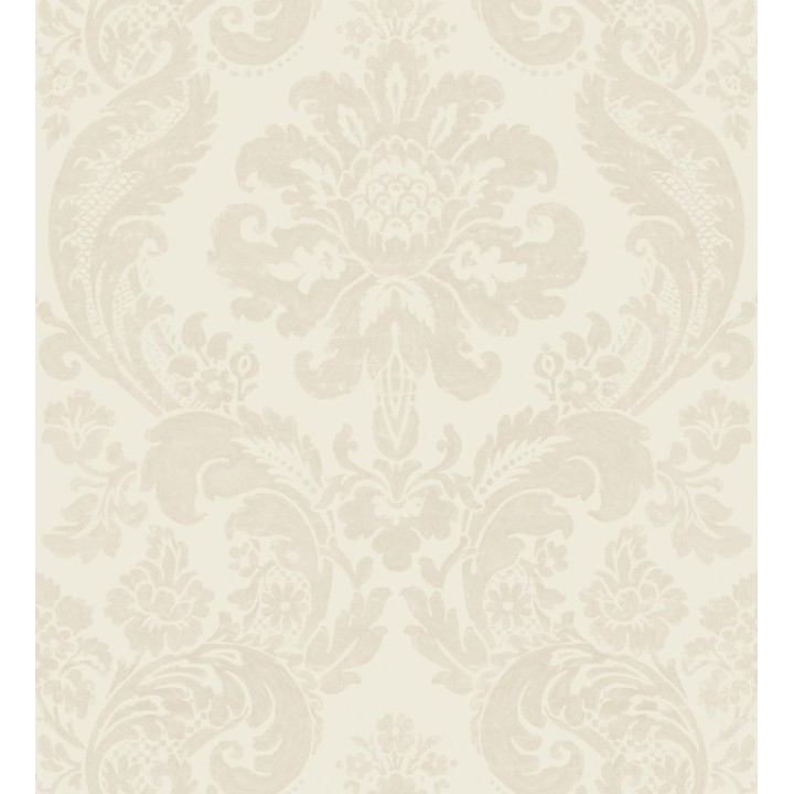 Papel pintado damasco en relieve con terciopelo color beige - Adagio 683773