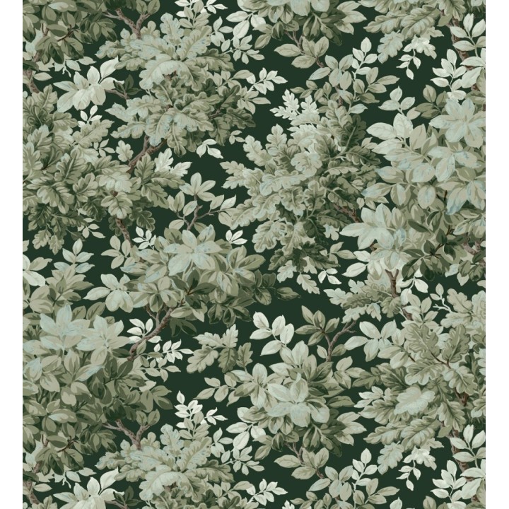 Papel pintado bosque frondoso tonos verde oliva - Cotswold Foliage 683776