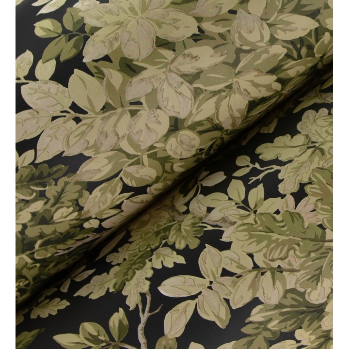 Papel pintado bosque frondoso tonos sepia - Cotswold Foliage 683777