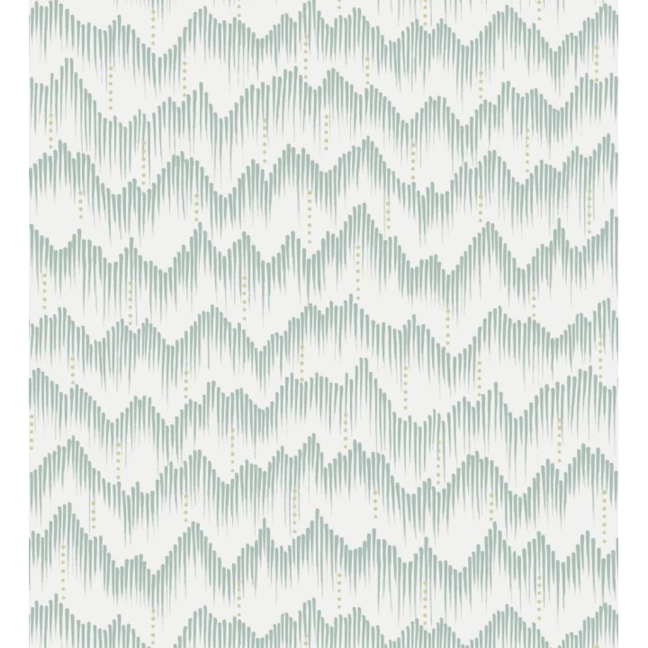 Papel pintado frecuencia de ondas naturales color verde - Misty Waves 683790