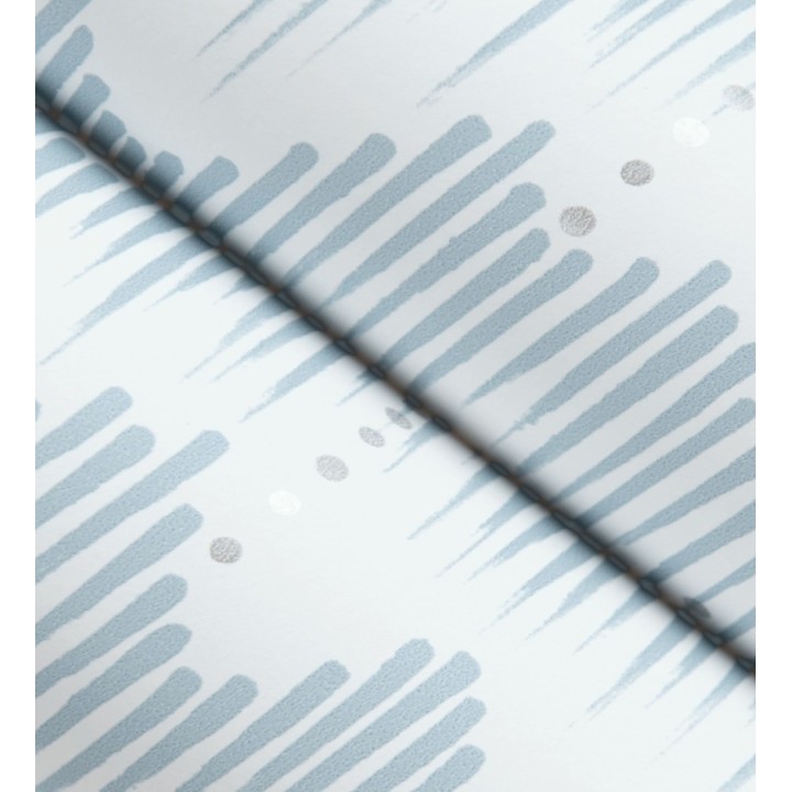 Papel pintado frecuencia de ondas naturales color azul - Misty Waves 683791