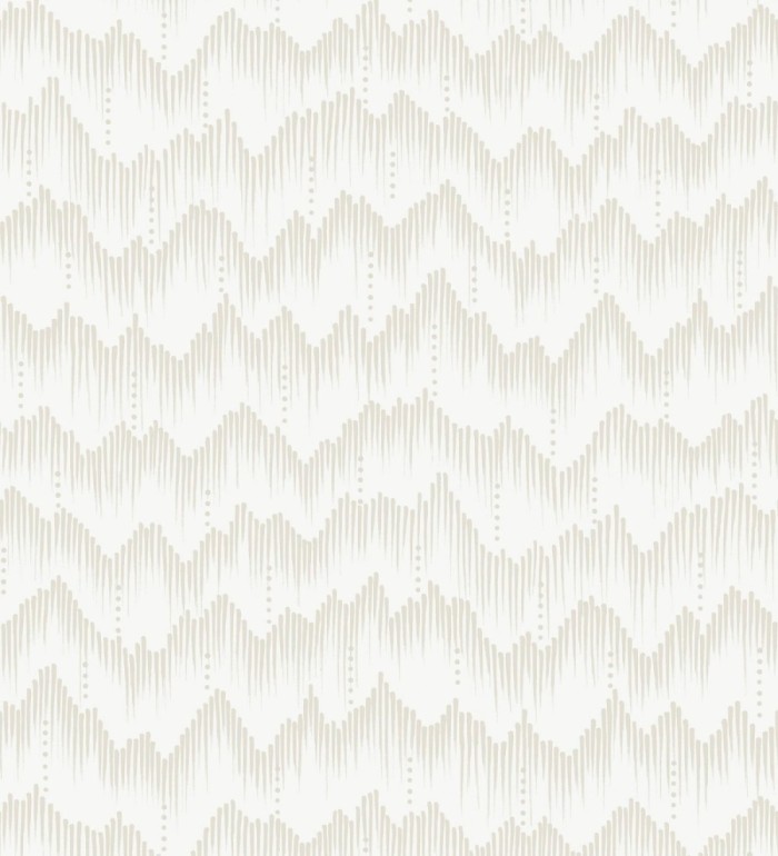 Papel pintado frecuencia de ondas naturales color beige nacarado - Misty Waves 683792