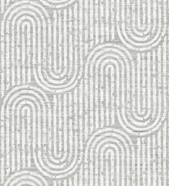 Papel pintado arcos geométricos grises - Juma Arch 683799