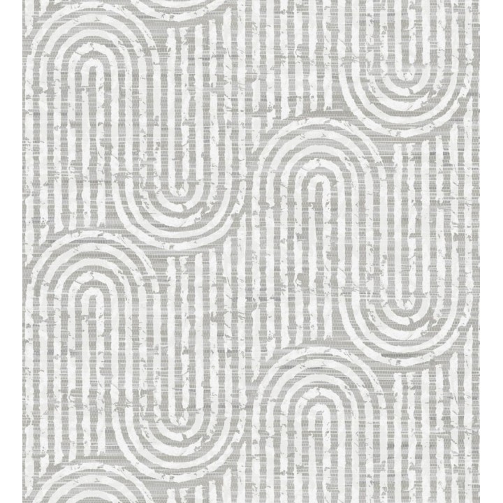 Papel pintado arcos geométricos grises - Juma Arch 683799