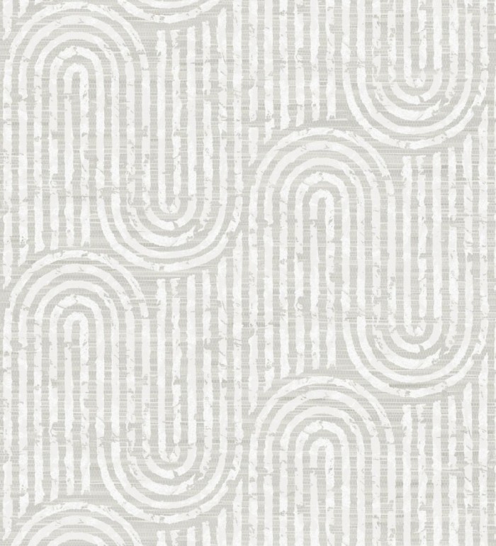 Papel pintado arcos geométricos tonos neutros - Juma Arch 683801