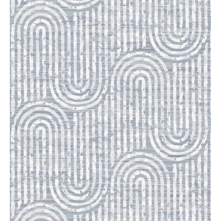 Papel pintado arcos geométricos azul - Juma Arch 683802