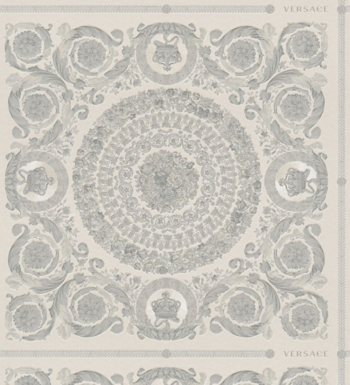 Papel pintado rosetones clásicos - Giovanni 126360