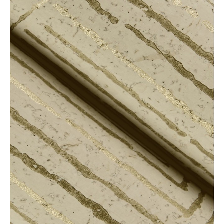 Papel pintado meandro arquitectónico con textura de grabado artesanal - Mondrian Lines 683840