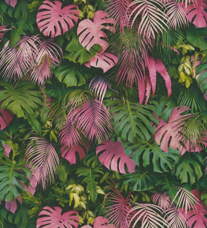 Papel pintado hojas de jungla estilo tropical - Summer Jungle 126373