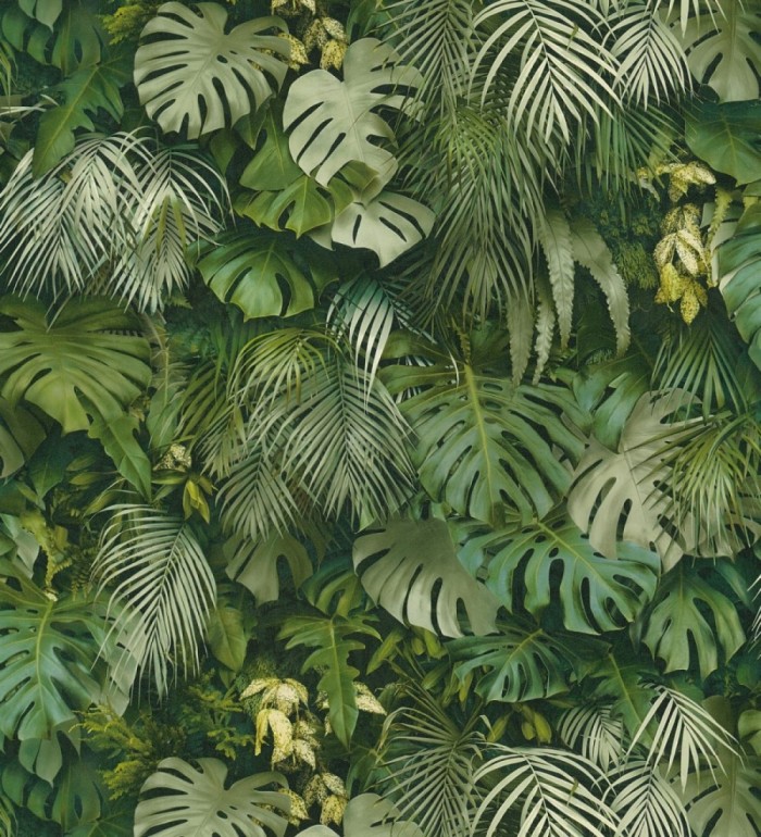 Papel pintado hojas de jungla estilo tropical - Summer Jungle 126374
