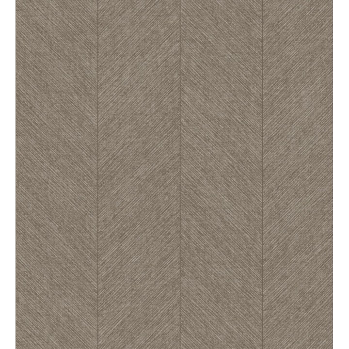 Papel pintado de espigas tejido en hilo noble tonos marrones - York Spike 683851