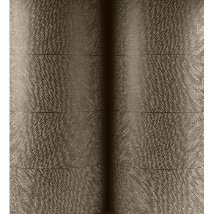 Papel pintado de espigas tejido en hilo noble tonos marrones - York Spike 683851