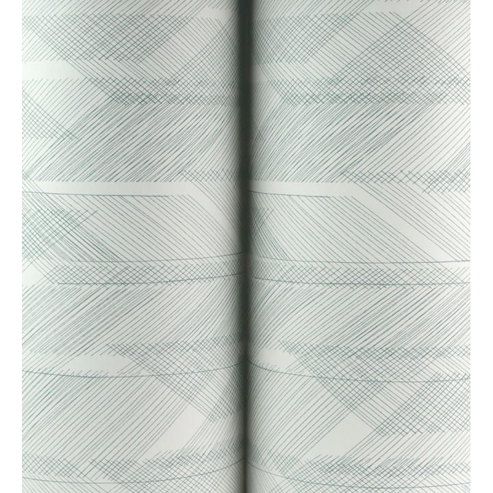 Papel pintado de trazado etéreo con líneas finas en azul - Nexus Interlaced 683868