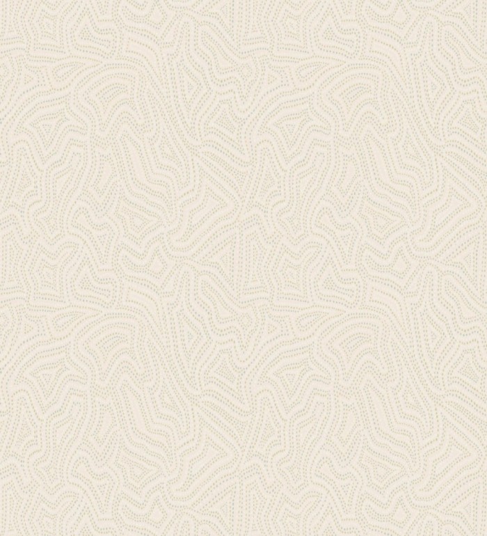 Papel pintado de ondas en micropuntillismo artístico fondo beige - Harlem Stipple 683875